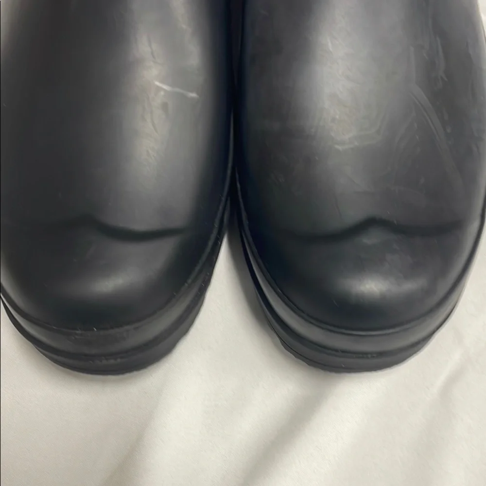 Hunter Black Slip-On Clogs‎